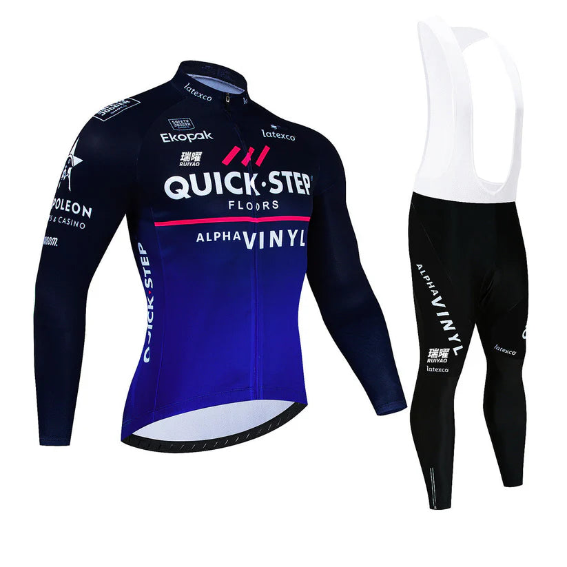 Quick Step - Långärmad Pro Cykelklädeskit
